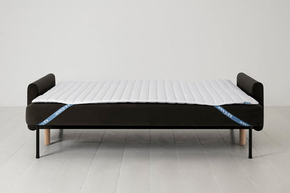 Model 04 Sofa Bed 3 Seater, Oak / Charcoal