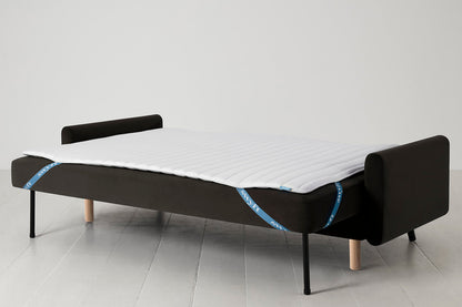 Model 04 Sofa Bed 3 Seater, Oak / Charcoal