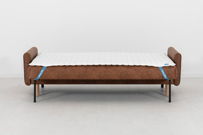 Model 04 Sofa Bed 3 Seater, Oak / Chestnut