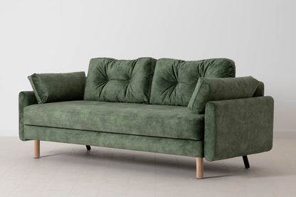 Model 04 Sofa Bed 3 Seater, Oak / Conifer
