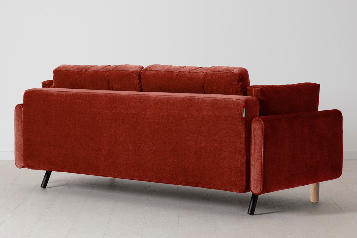 Model 04 Sofa Bed 3 Seater, Oak / Harissa