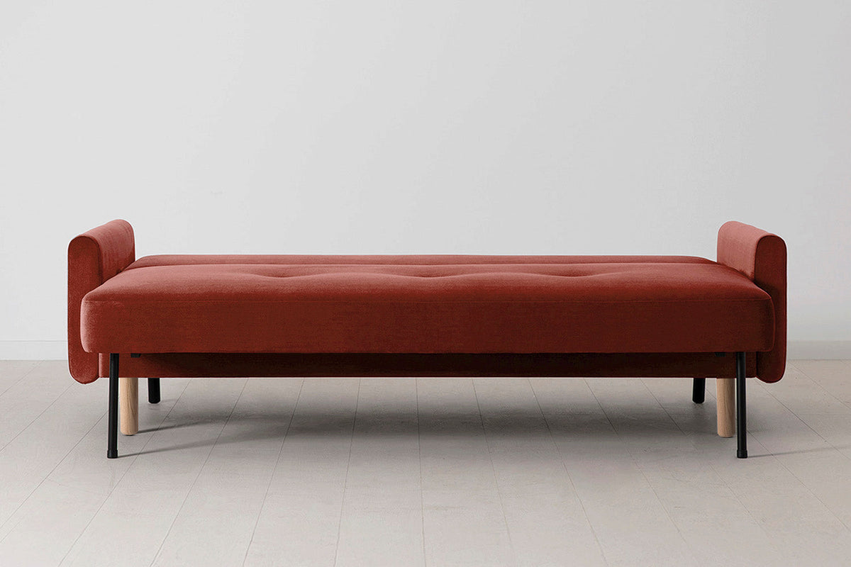 Model 04 Sofa Bed 3 Seater, Oak / Harissa