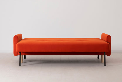 Model 04 Sofa Bed 3 Seater, Oak / Paprika