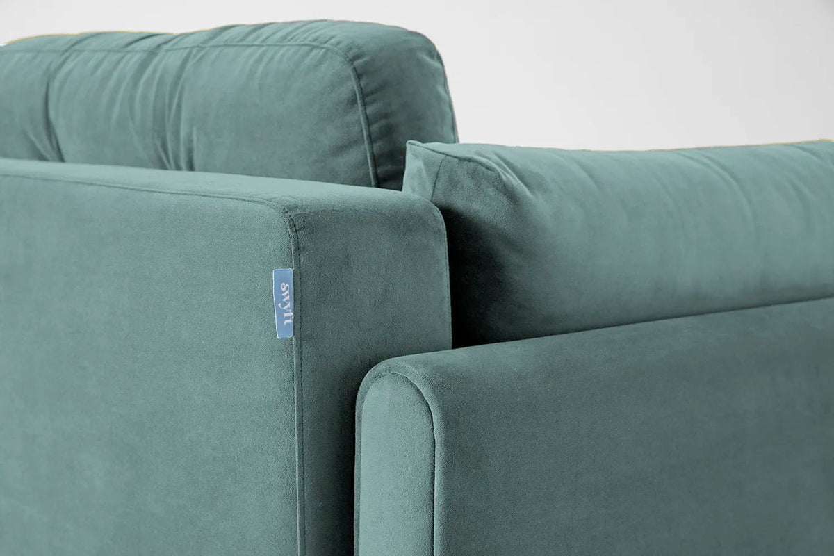 Model 04 Sofa Bed 3 Seater, Oak / Airforce