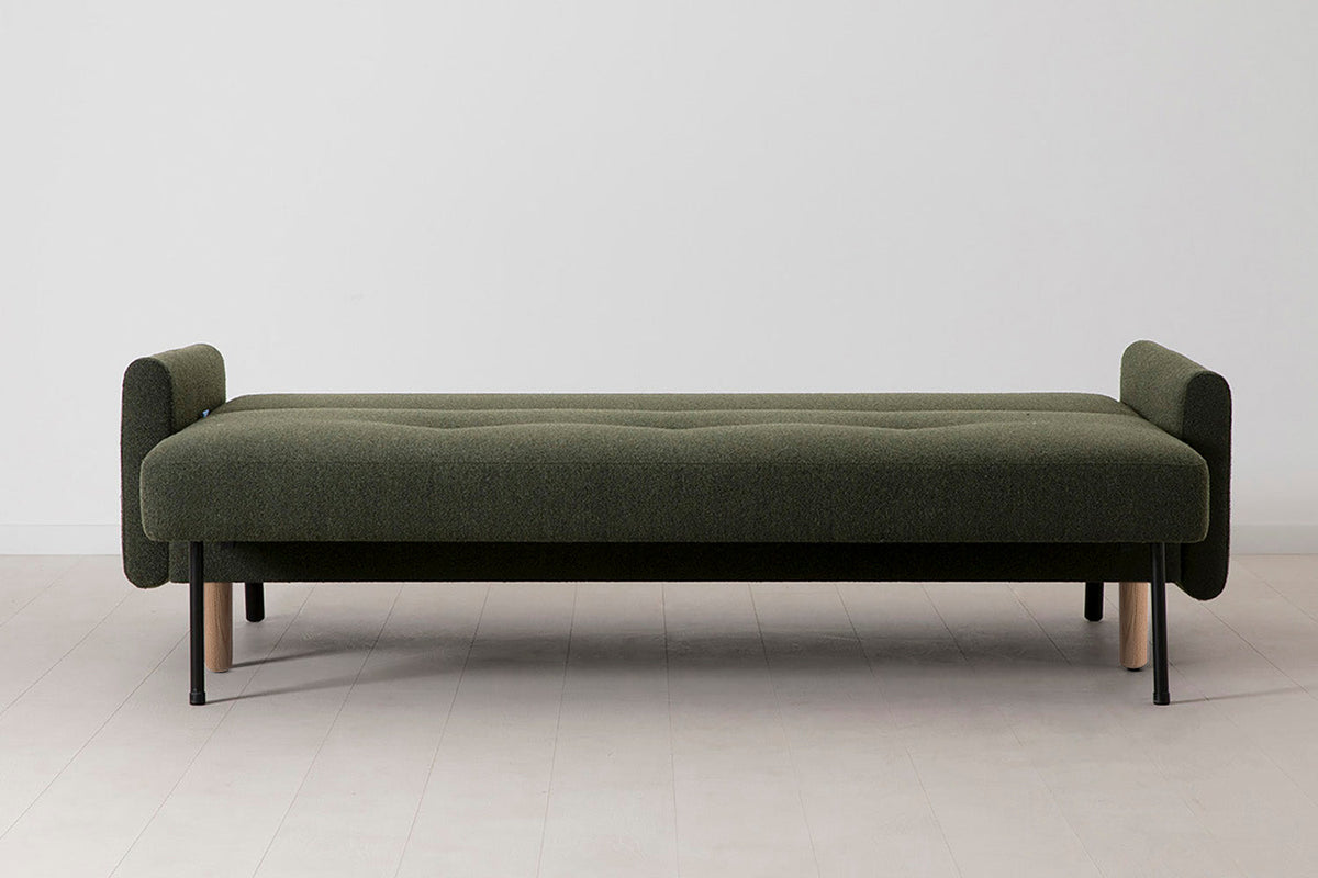 Model 04 Sofa Bed 3 Seater, Oak / Fern