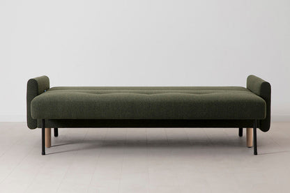 Model 04 Sofa Bed 3 Seater, Oak / Fern