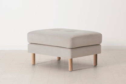 Model 04 Ottoman, Oak / Bone