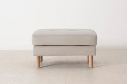 Model 04 Ottoman, Oak / Bone