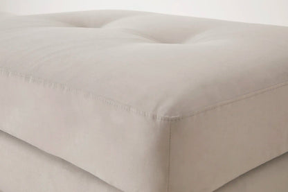 Model 04 Ottoman, Oak / Bone
