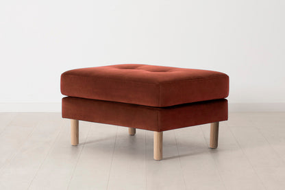 Model 04 Ottoman, Oak / Brick
