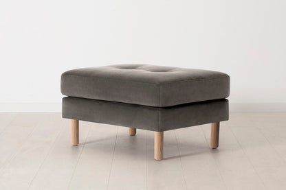 Model 04 Ottoman, Oak / Elephant
