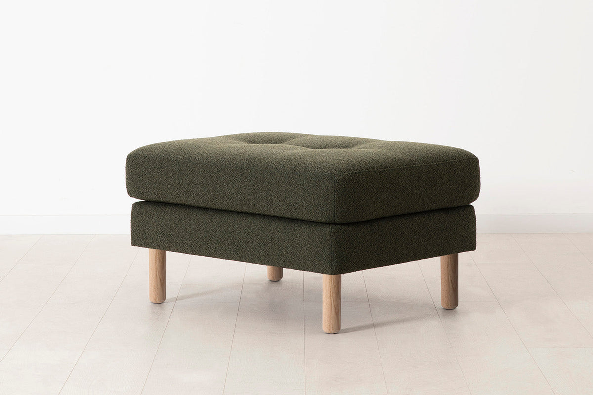 Model 04 Ottoman, Oak / Fern