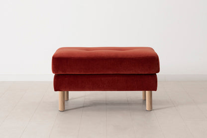 Model 04 Ottoman, Oak / Harissa