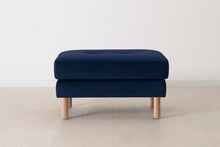 Model 04 Ottoman, Oak / Indigo