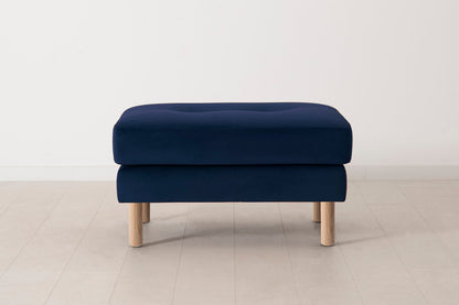 Model 04 Ottoman, Oak / Indigo
