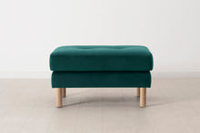 Model 04 Ottoman, Oak / Kingfisher
