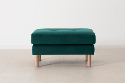 Model 04 Ottoman, Oak / Kingfisher