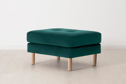Model 04 Ottoman, Oak / Kingfisher