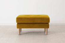 Model 04 Ottoman, Oak / Mustard
