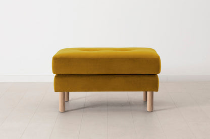 Model 04 Ottoman, Oak / Mustard