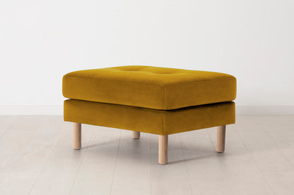 Model 04 Ottoman, Oak / Mustard
