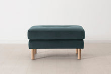 Model 04 Ottoman, Oak / Petrol