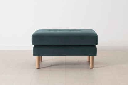 Model 04 Ottoman, Oak / Petrol