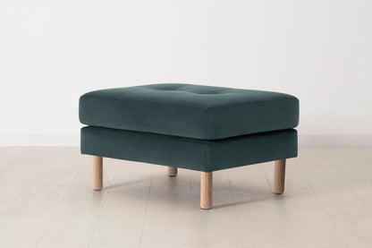 Model 04 Ottoman, Oak / Petrol
