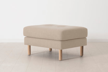 Model 04 Ottoman, Oak / Oatmeal