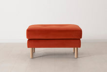 Model 04 Ottoman, Oak / Paprika