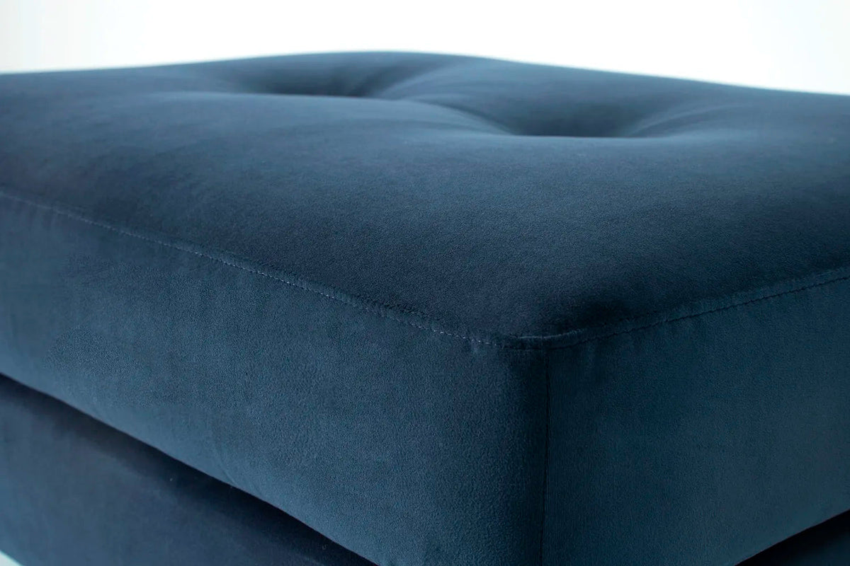 Model 04 Ottoman, Oak / Teal
