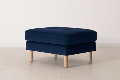 Model 04 Ottoman, Oak / Indigo