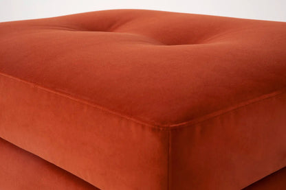 Model 04 Ottoman, Oak / Paprika