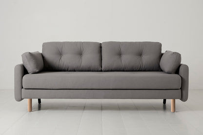 Model 04 Sofa Bed 3 Seater, Oak / Risso