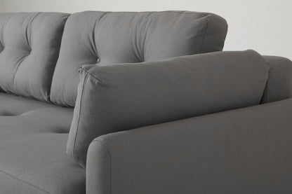 Model 04 Sofa Bed 3 Seater, Oak / Risso