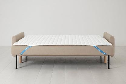 Model 04 Sofa Bed 3 Seater, Oak / Oatmeal