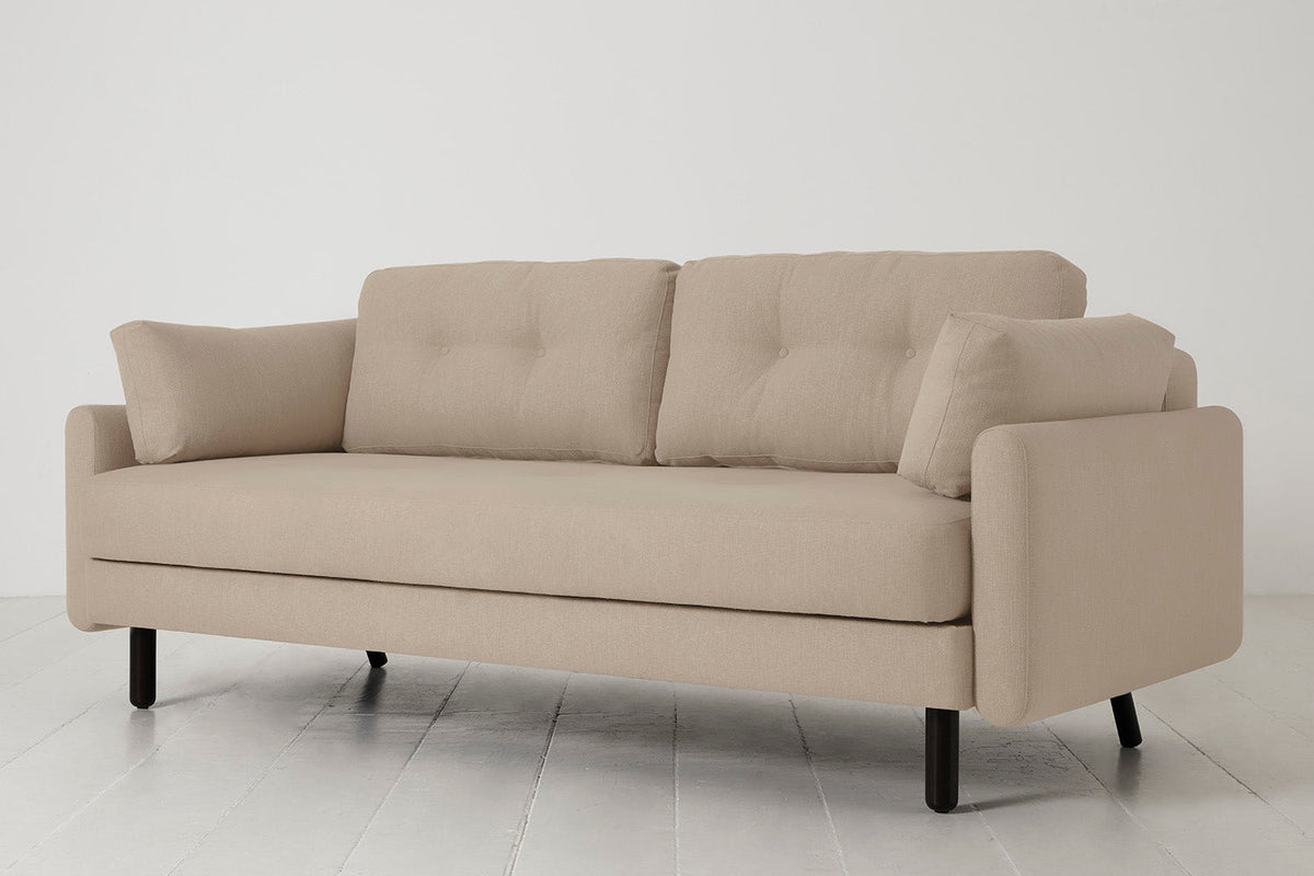 Model 04 Sofa Bed 3 Seater, Oatmeal