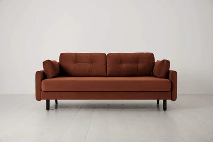 Model 04 Sofa Bed 3 Seater, Umber