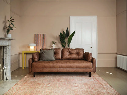 Model 04 Sofa Bed 3 Seater, Oak / Chestnut