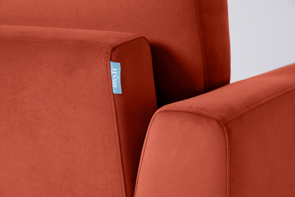 Model 05 2-Seater Sofa, Oak / Paprika