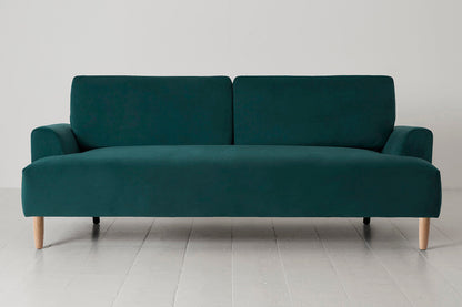 Model 05 3-Seater Sofa, Oak / Kingfisher
