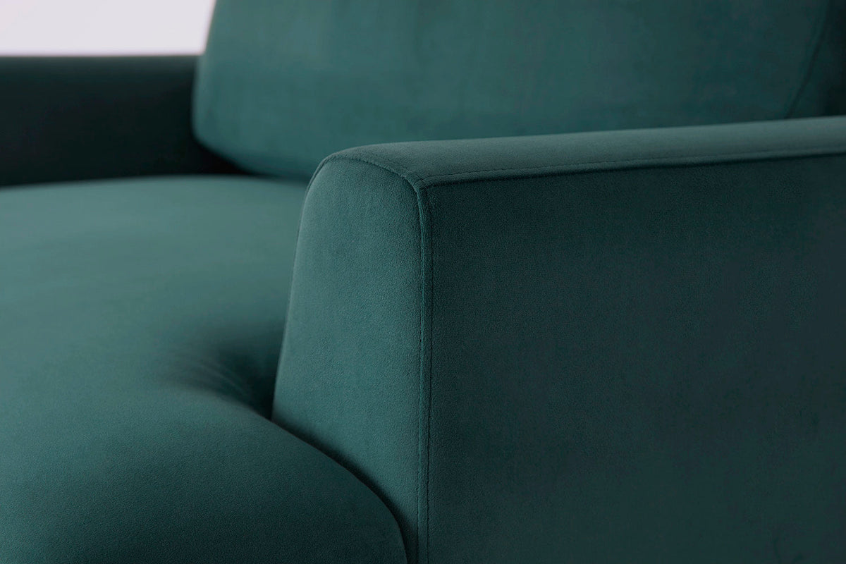 Model 05 Loveseat, Oak / Kingfisher