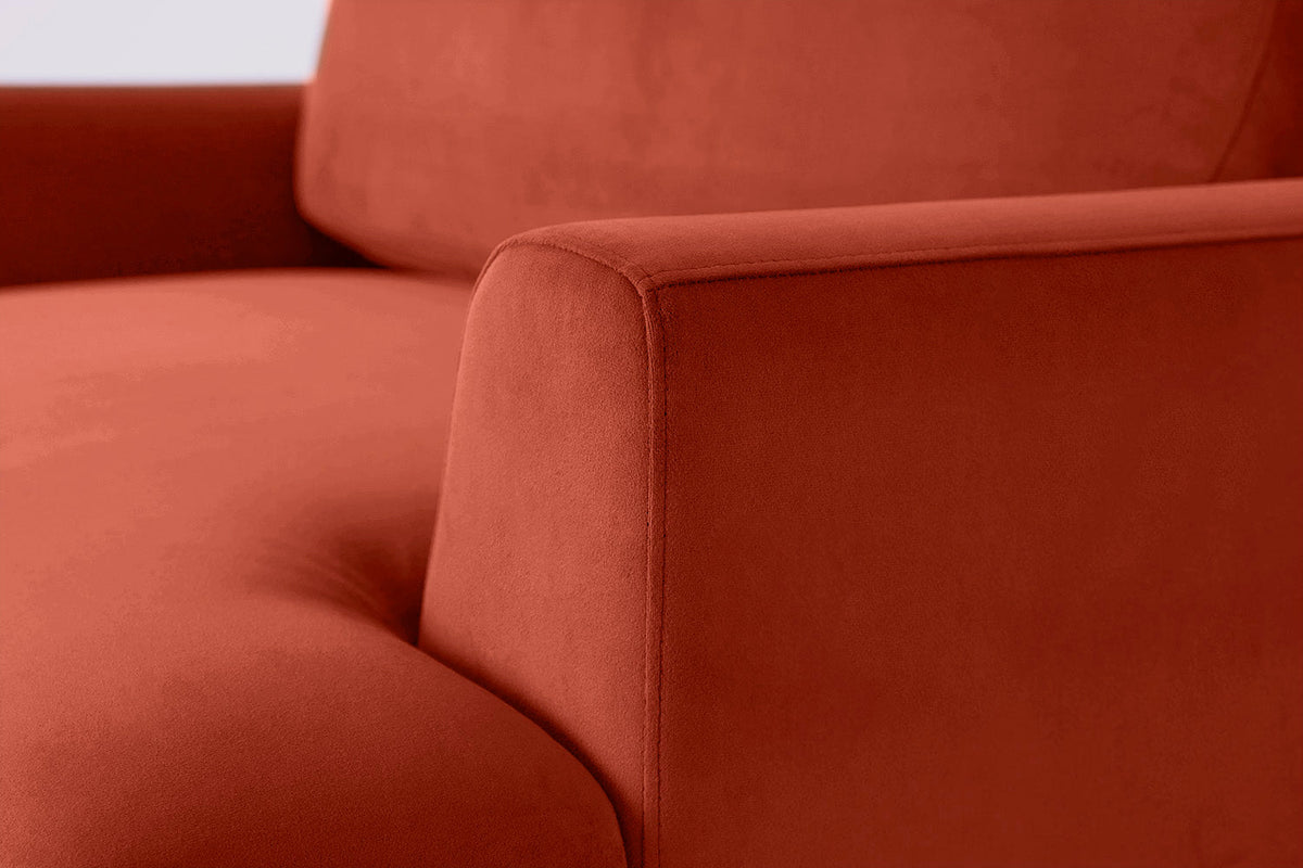 Model 05 Loveseat, Oak / Paprika