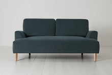 Model 05 2-Seater Sofa, Oak / Petrol