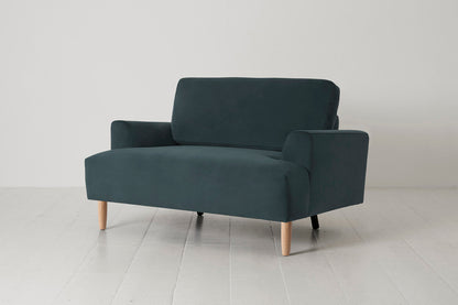 Model 05 Chaise Longue, Oak / Petrol
