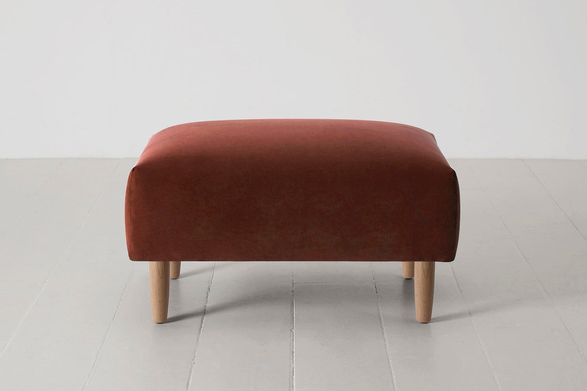Model 05 Ottoman, Oak / Brick