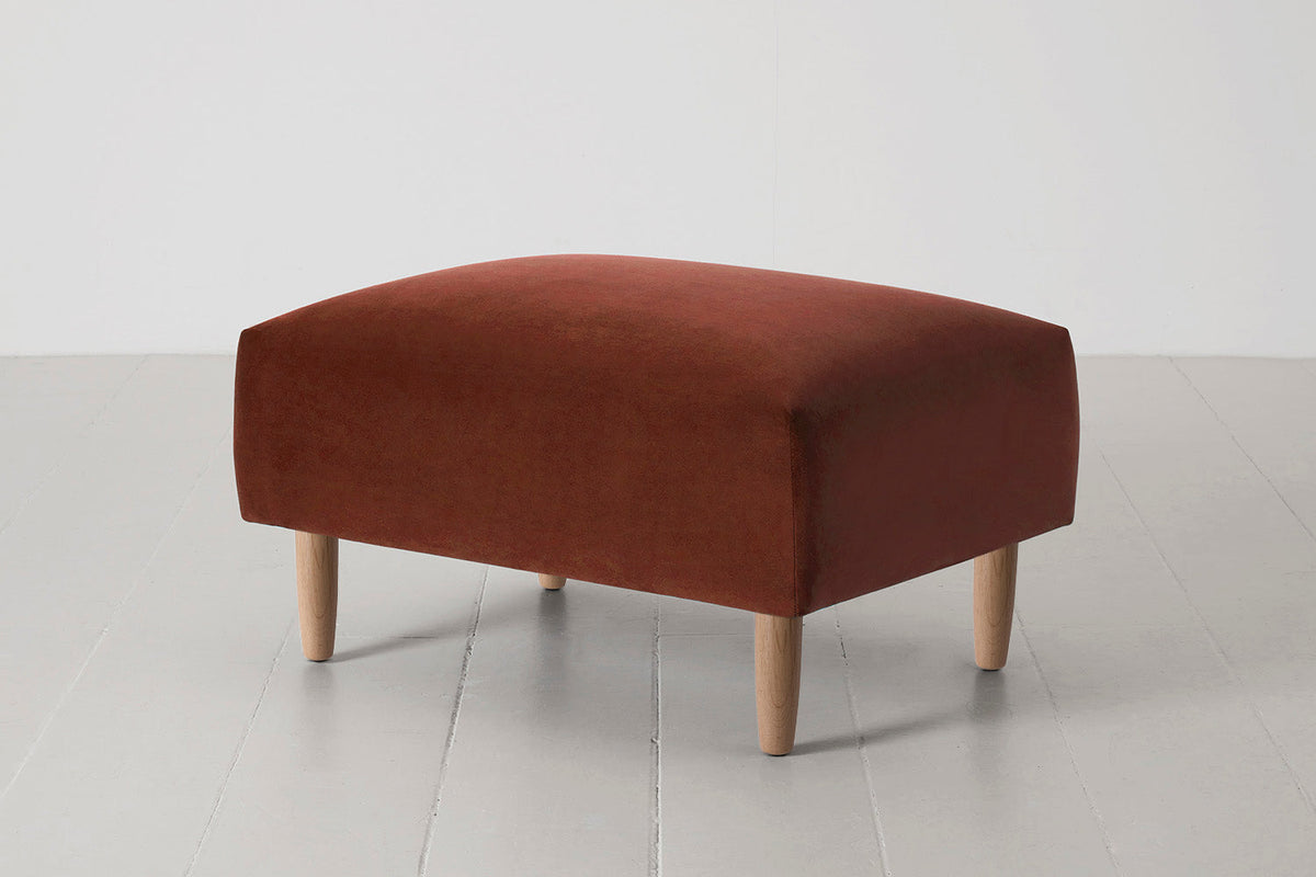 Model 05 Ottoman, Oak / Brick