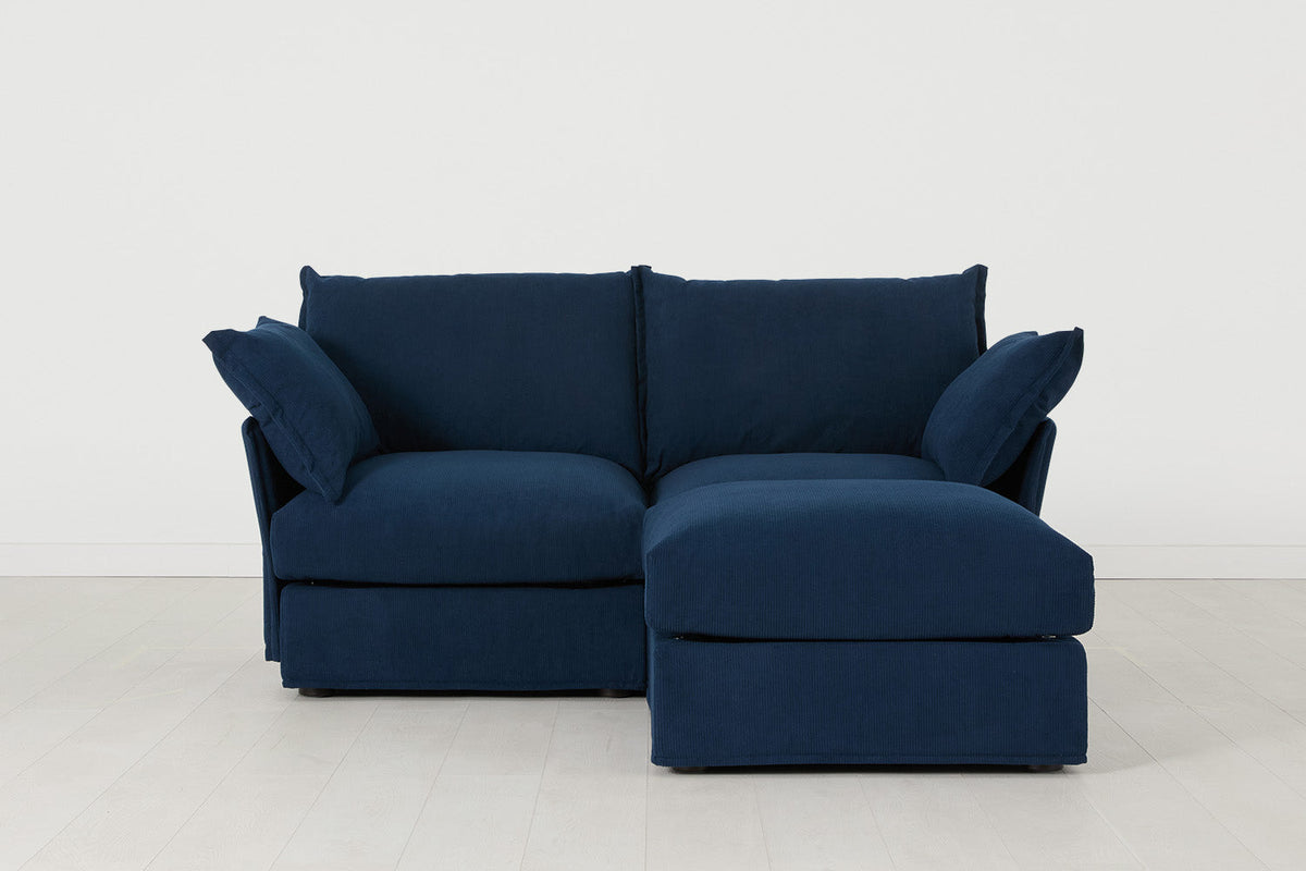 Model 06 2-Seater Right Chaise Sofa, Atlantic