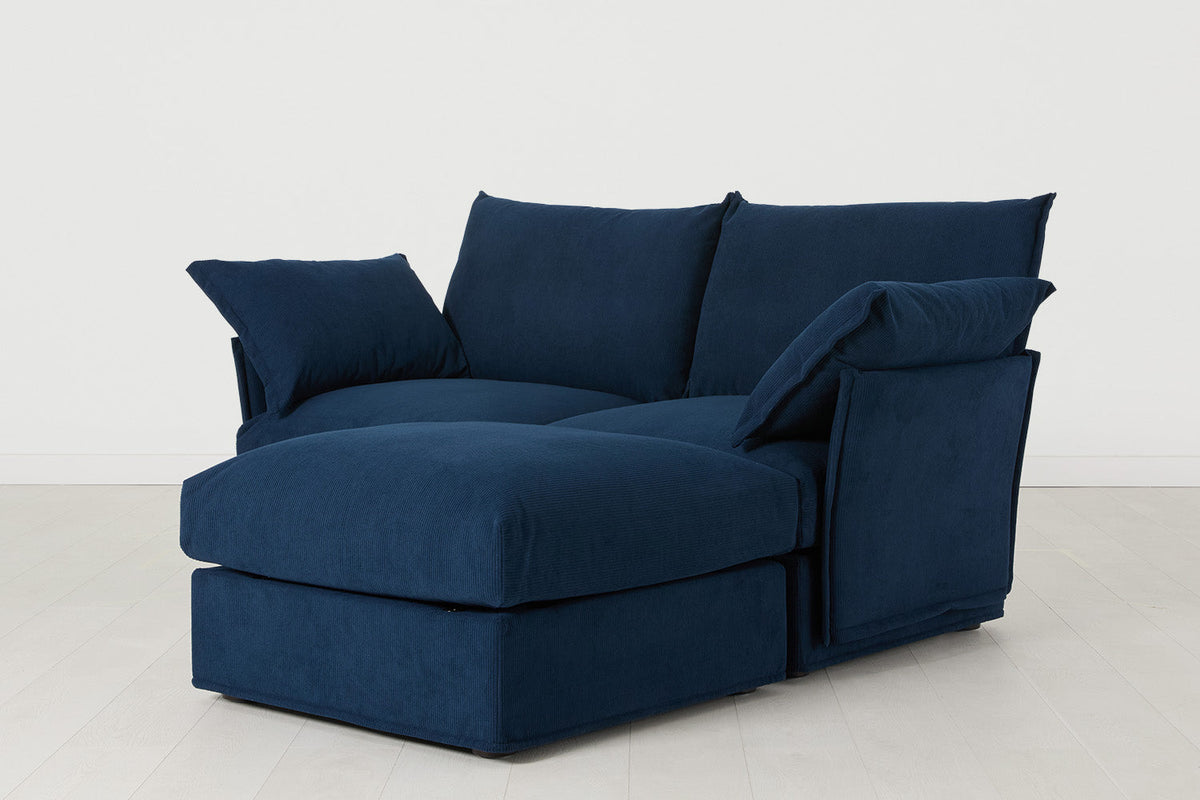 Model 06 2-Seater Right Chaise Sofa, Atlantic