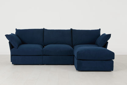 Model 06 3-Seater Right Chaise Sofa, Atlantic